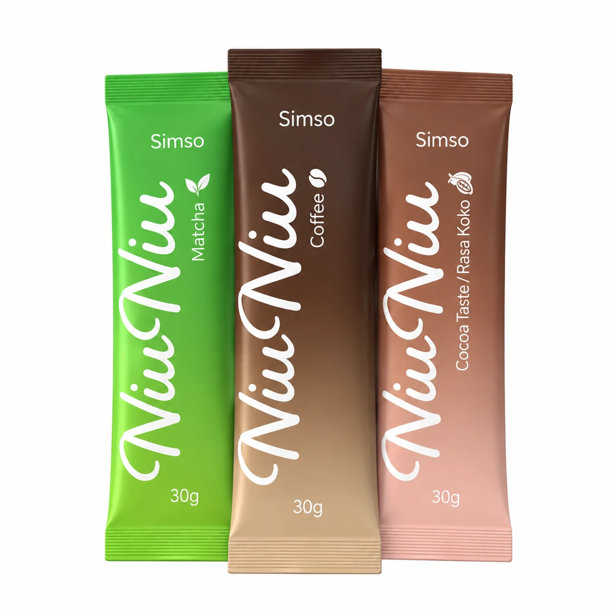 NiuNiu sachets for breakfast